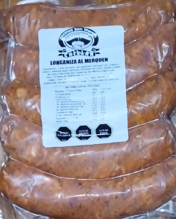 Longaniza al Merken 600 gr.
